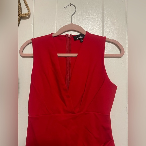 Lulus red cocktail dress Size Medium - Picture 4 of 7